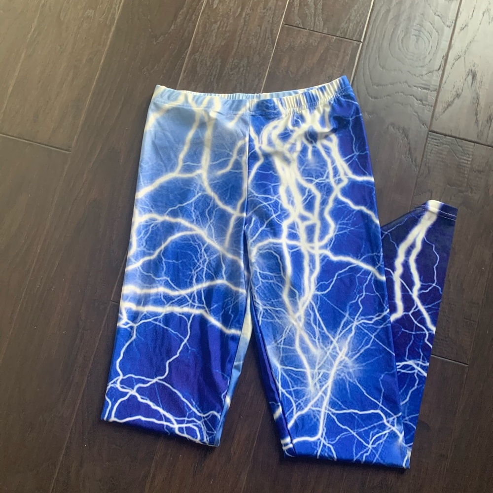 (NWOT) Lightning Bolt Leggings